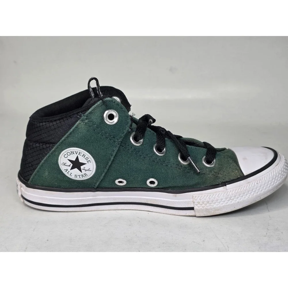 Converse Chuck Taylor All Star‎ Axel Youth Sneakers Size 2 Green Canvas Hi Shoes